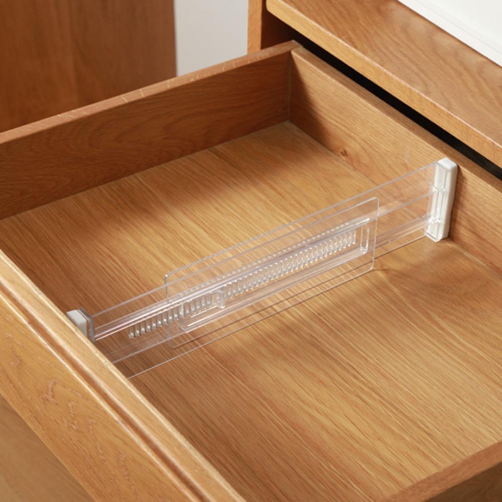 R-FLOWER Sekat Laci Adjustable Rumah Tangga Dapur Drawer Organizer Pakaian Dalam Pemisah Kaus Kaki Penyimpanan Pemisah Papan Kriting