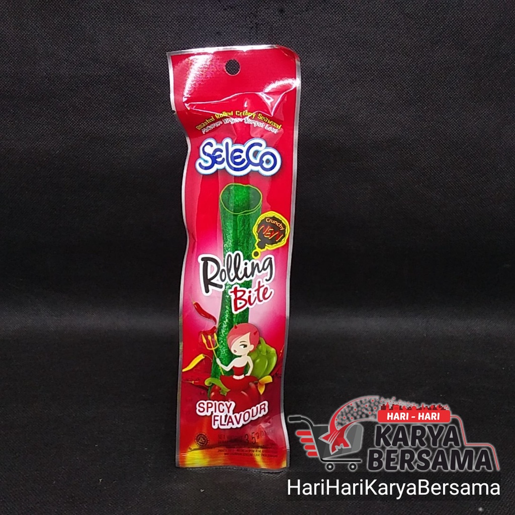 

SELECO CRISPY SEAWEED ROLLING BITE SPICY FLAVOUR 3.5GR