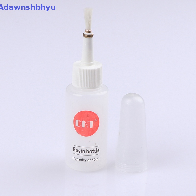 Adhyu Pipet Botol Pasta Flux Solder Rosin Bening Plastik 50ml Dengan Brush ID