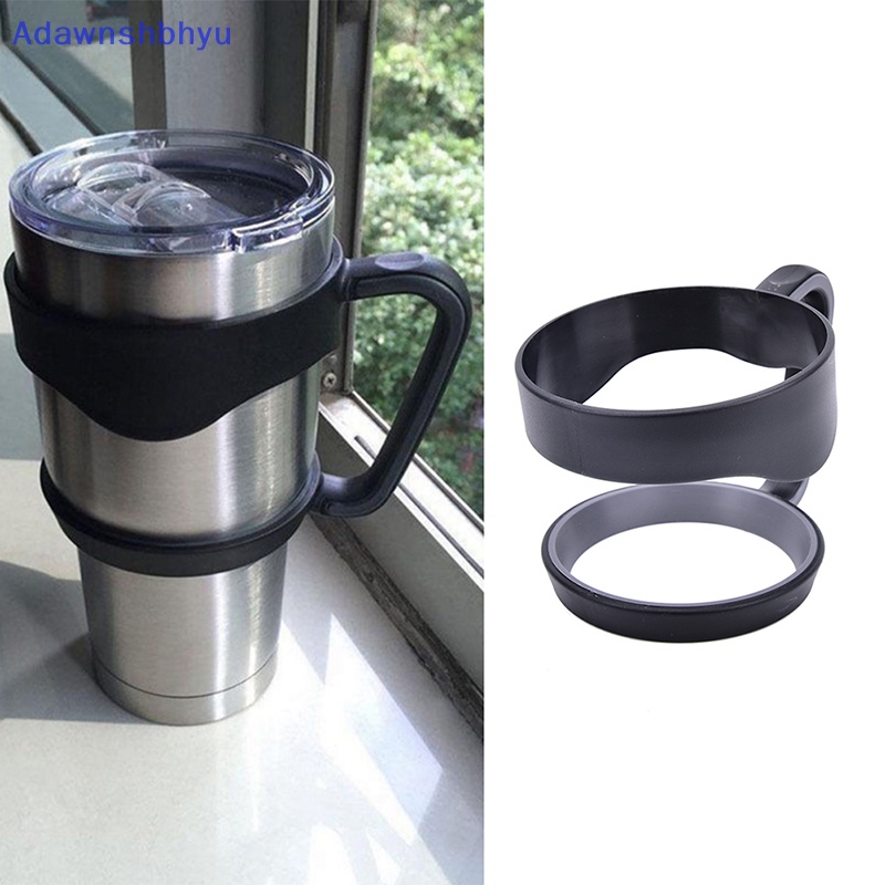 Adhyu Handle Untuk 30Oz stainless steel yeti insulated tumbler mug Cangkir Kopi 1pc Sedotan holder Tutup Gelas Pengganti 30Oz Warna Hitam Untuk yeti  1pc Handle Untuk 30Oz yeti insu