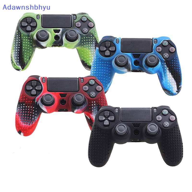 PLAYSTATION Adhyu Casing Cover Grip Kulit Bahan Karet Silikon Kamuflase Untuk Controller Playstation4 PS4  Id