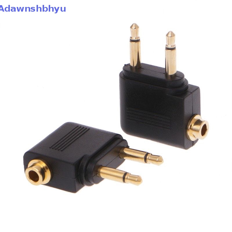 Adhyu Adaptor Audio Jack 3.5mm Untuk Travel Pesawat Pesawat Earphone Headphone Part  Id