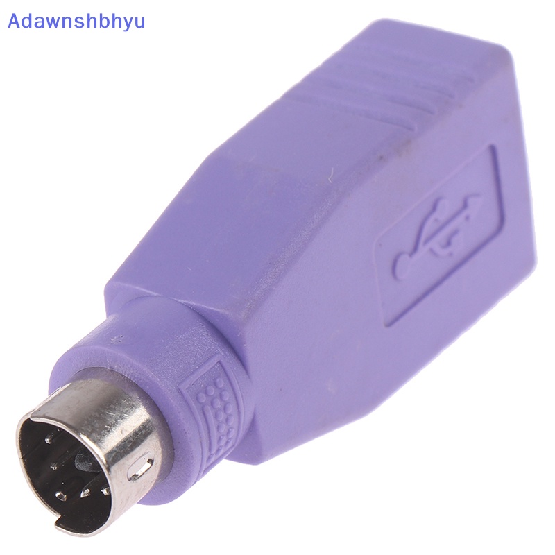 Adhyu 1PC USB Female To PS2 PS/2 Male Adapter Converter keyboard Mouse Tikus ID