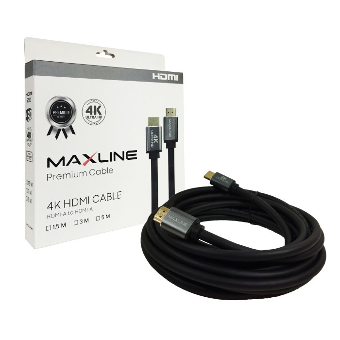 Kabel HDMI MaxLine 2.0 Ultra HD 4K Premium Quality 5M