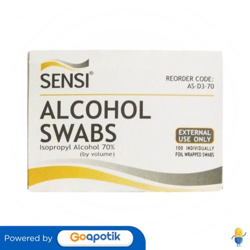 Sensi Alkohol Swab Box 100 Pcs