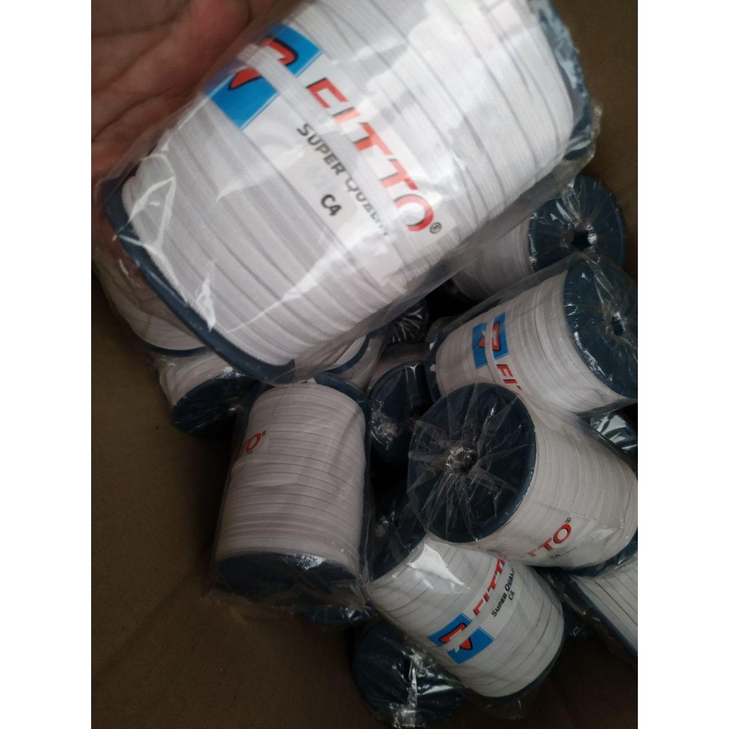 Karet elastis 4 dan 5 mm