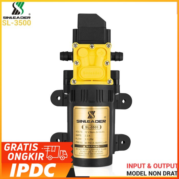 Pompa Sprayer elektrik Sinleader Tekanan tinggi 80 psi sampai 130 psi