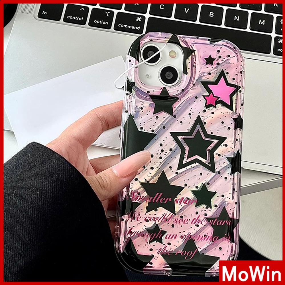 For iPhone 14 Pro Max iPhone Case Laser Reflective Clear Case TPU Soft Case Airbag Shockproof Rendering Stars Compatible with iPhone 13 Pro max 12 Pro Max 11 xr xs max 7Plus 8Plus