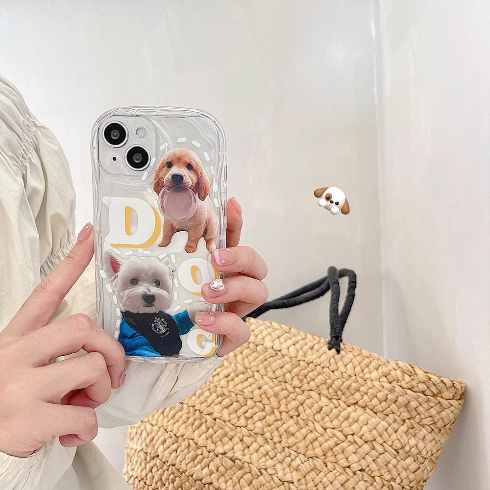Casing IPhone Kompatibel Untuk Iphone11Kartunan Kucing Anjing Kitty 14 Pro Max13 Pro Max12 IPhone X XS XR 78 Plus Ultra Hybrid Lembut TPU Kembali Sarung Handphone