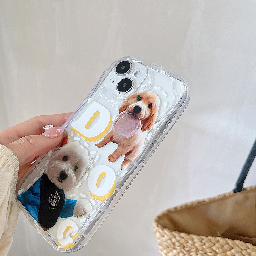 Casing IPhone Kompatibel Untuk Iphone11Kartunan Kucing Anjing Kitty 14 Pro Max13 Pro Max12 IPhone X XS XR 78 Plus Ultra Hybrid Lembut TPU Kembali Sarung Handphone