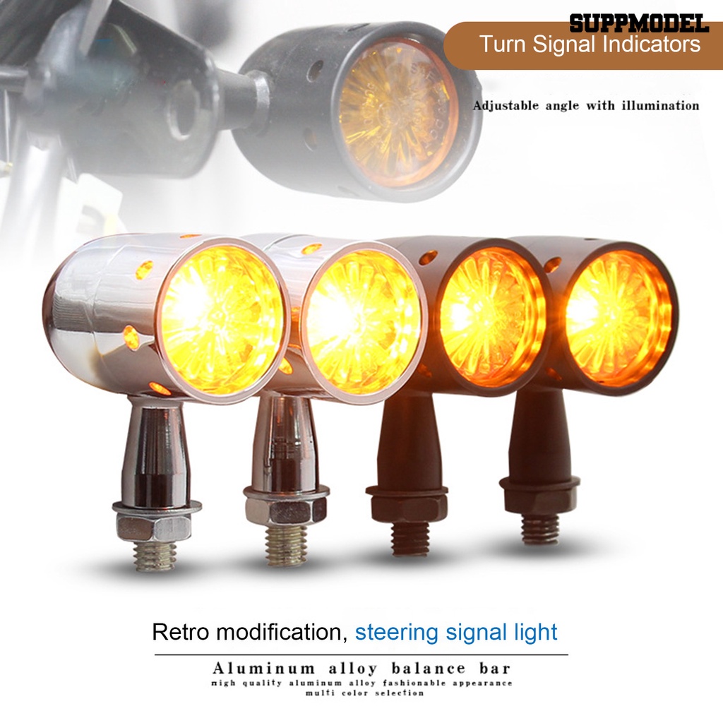 [SM Auto] 1pasang Lampu Sinyal Kecerahan Tinggi Penggantian Hemat Energi Indikator Sein Motor Aksesori Motor
