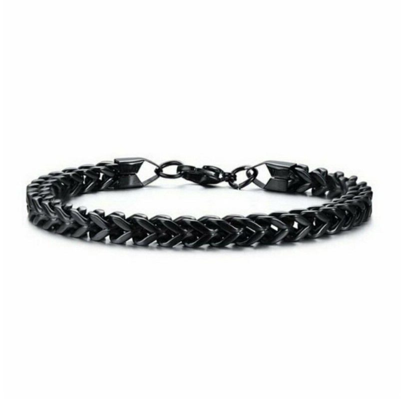 BRACELET GELANG KARET UNISEX STEEL SPORT S- ST02 silver