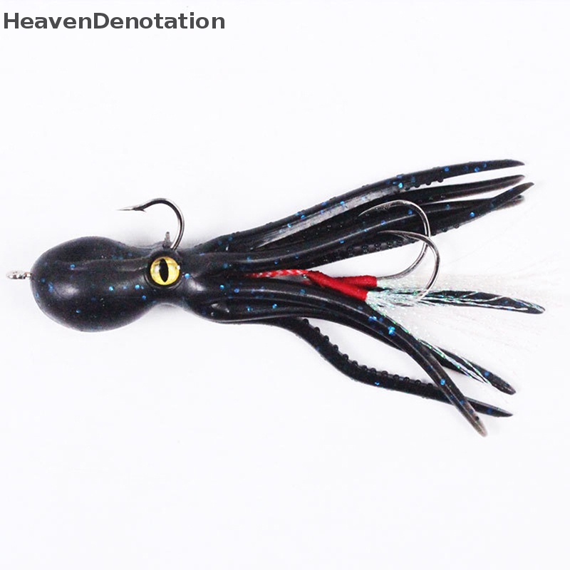 [HeavenDenotation] 21g /11cm Rok Cumi Memancing Umpan Lembut Buatan Air Asin Laut Lure Tackle Pesca Fishing Tackle Double Sharp Hook Assist Rig HDV