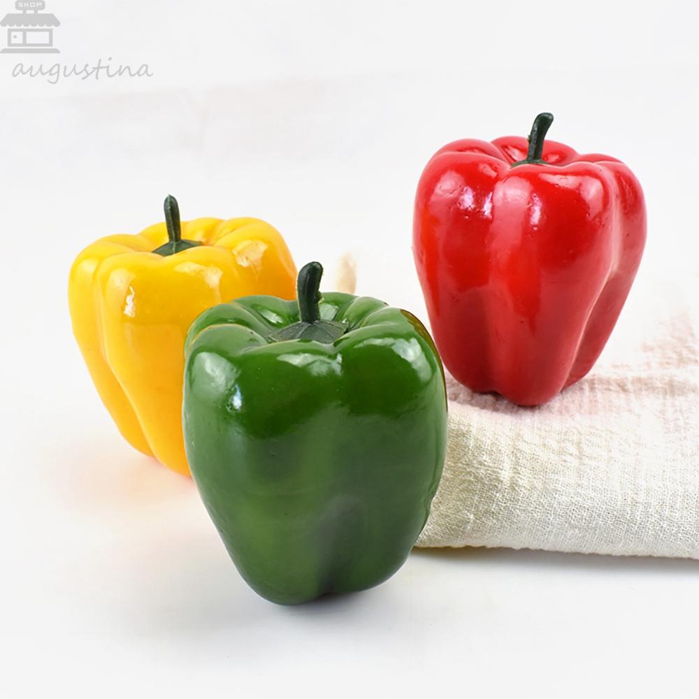 Agustina Artificial Pepper Realistis Foam Creative Home Decor Buah Buatan Plastik