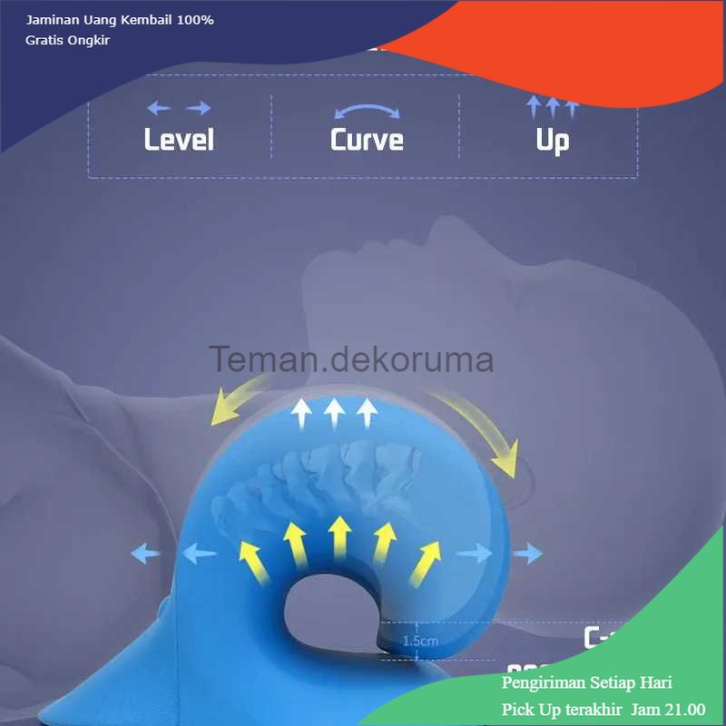 TD - DPR lpcbec Alat Relaksasi Leher Tulang Belakang Neck Pillow Relieve Pain - IPC22