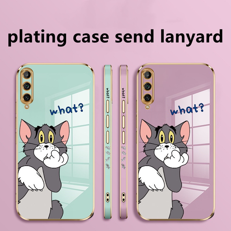 Cartoon Ultra-thin Square Plating Case for Realme 5 5i 6 6i 7 4G 7i 8 Pro 8i Luxury Cartoon Soft Ele