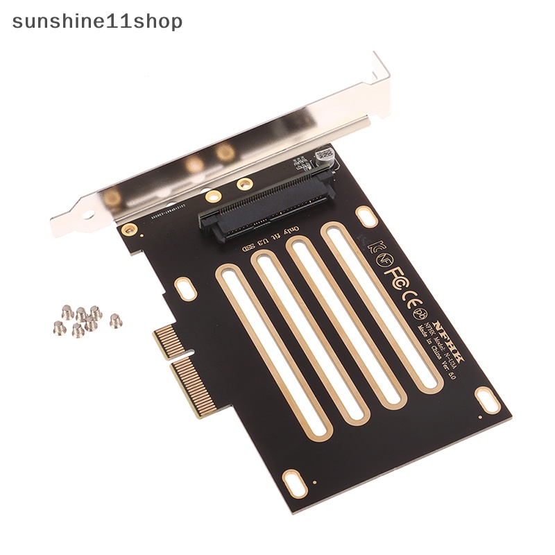 Sho U.3 SSD U3 Kit SFF-8639 Ke PCI-E 4.0 X4 Lane Host Adapter Untuk Motherboard PM1735 N