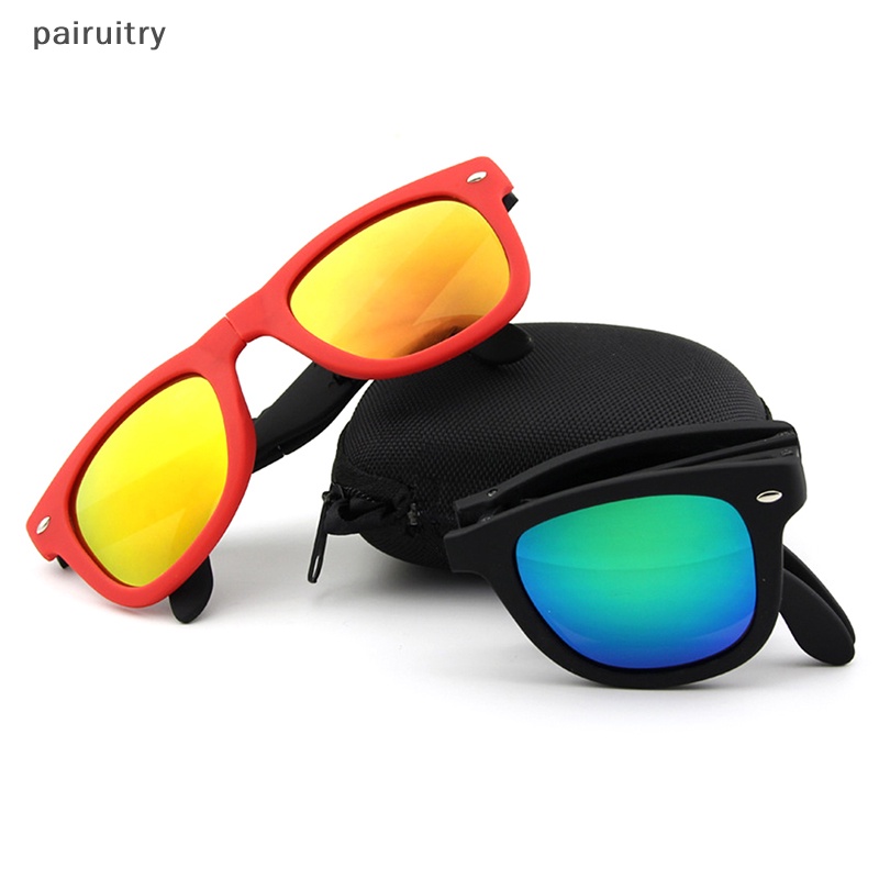 Prt Kacamata Lipat Pria Travel Eyeglasses With Box Vintage Classic Kacamata Matahari UV400 Lunette De Soleil Femme PRT