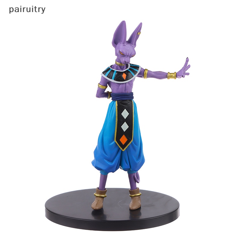 Prt Anime Dragon Ball Z Beerus Figure Gods Of Destruction Dxf Whis Beerus 20cm Figure Figurine Patung PVC Model Koleksi Mainan Gif PRT