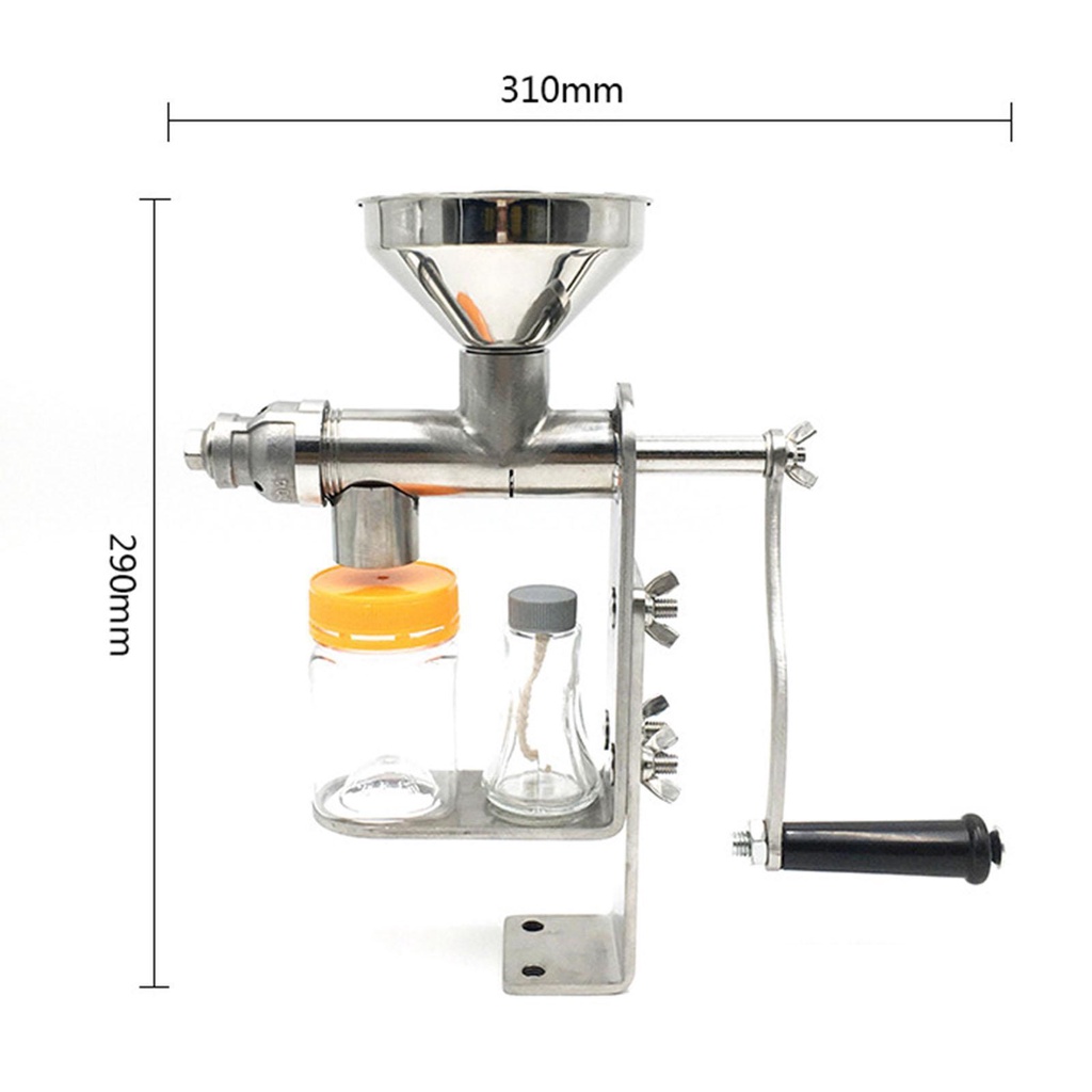 Mesin Press Minyak Manual Oil Extractor Peanut Stainless Steel Expeller Minyak