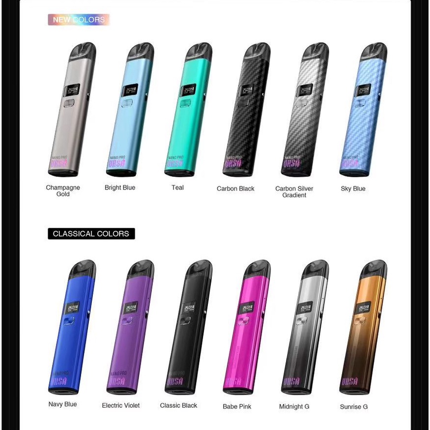 Ursa Nano Pro Pod System Kit by Lost Vape Ursa pro 900mah