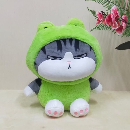 Mainan Boneka Lucu karakter Kucing Cat Furyu Costumes Plush Toy Kado Ulang Tahun Anak Ukuran 35cm