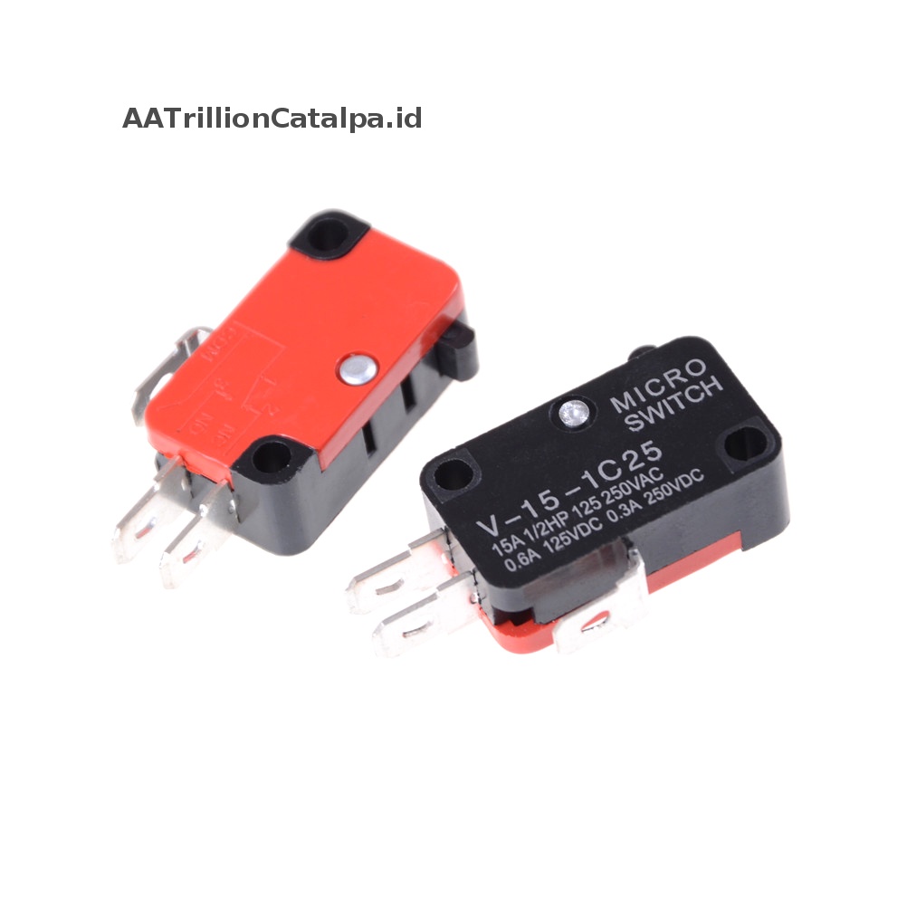 Aatrillioncatalpa 5Pcs V-15-1C25 KW9-0 Micro Limit Switch 15A 125/250VAC ID