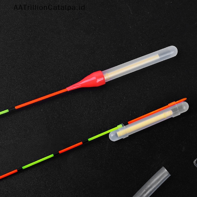 Aatrillioncatalpa 10pcs Kotak Kunangkunang Untuk Memancing Mengapung Lampu Neon Lampu Malam Mengapung Batang Lampu Gelap Glow Stick Pesca Tongkat Banyak Berguna Memancing Tackle ID