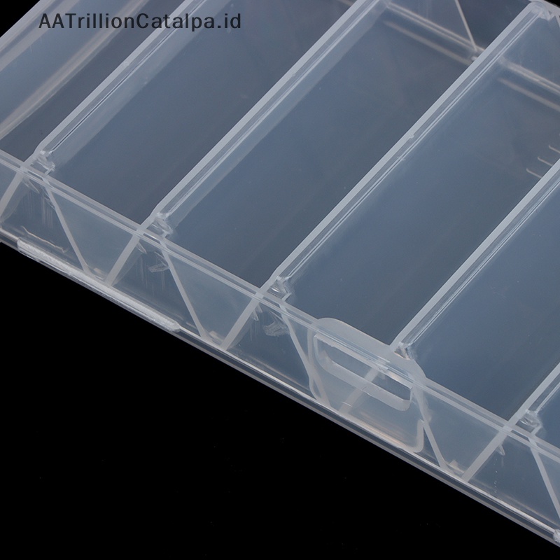 Aatrillioncatalpa 14kompartemen Fly Fishing Tackle Box Storage Dua Sisi Umpan Ikan Cases ID