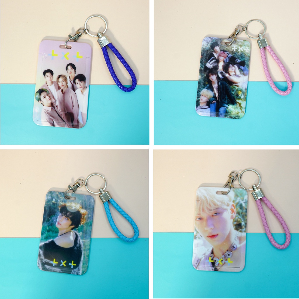 1pc TXT ID Card Holder Tomorrow X Together Postcard Gantungan Holder Kpop