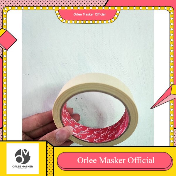 LAKBAN KERTAS SOLATAPE 1INCH TEBAL ORIGINAL, MURAH, KWALITAS TERNAMA, RAMAH LINGKUNGAN, TIDAK MUDAH RUSAk