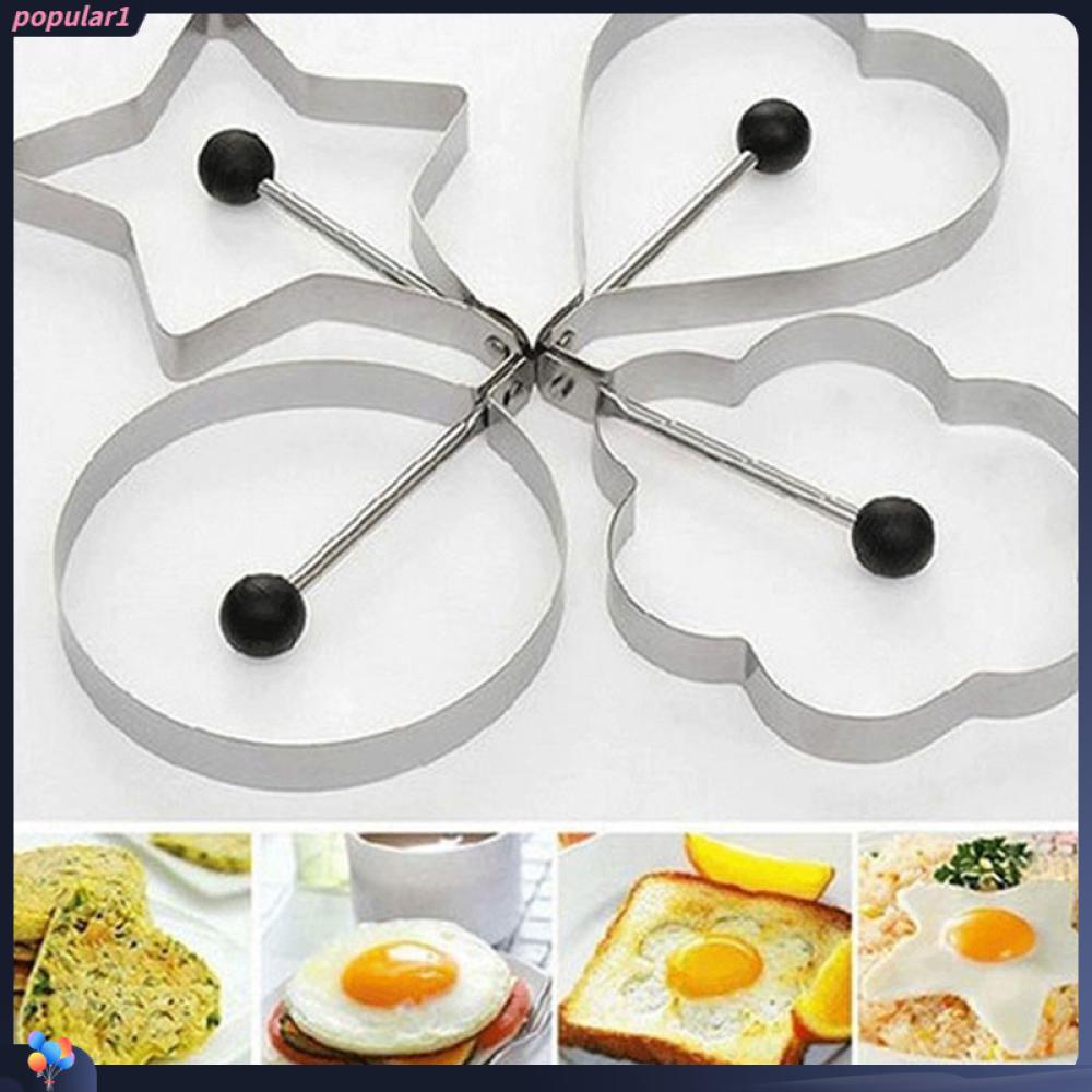 Populer Cetakan Telur Goreng Praktis Pancake Shaper Ring Cooking