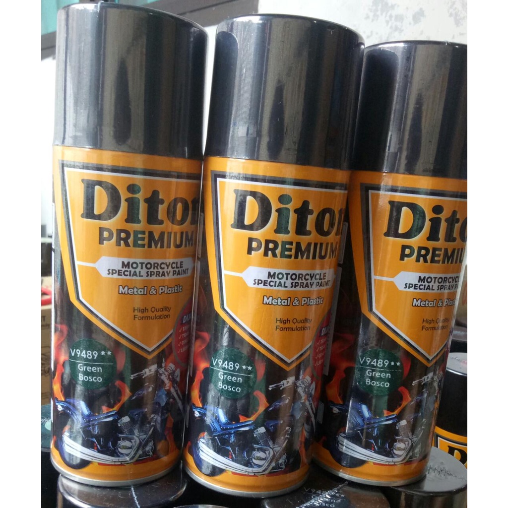 Pilok pilox diton premium green bosco 9489 400cc v9489** hijau vespa cat semprot diton premium