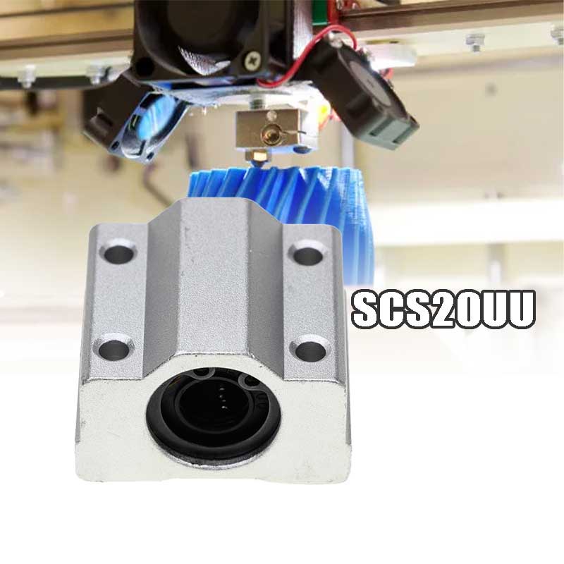 Linear Slide Block SCS12UU Linear Bearing Block 20 Mm Ukuran 3D Printer CNC Sliding Block
