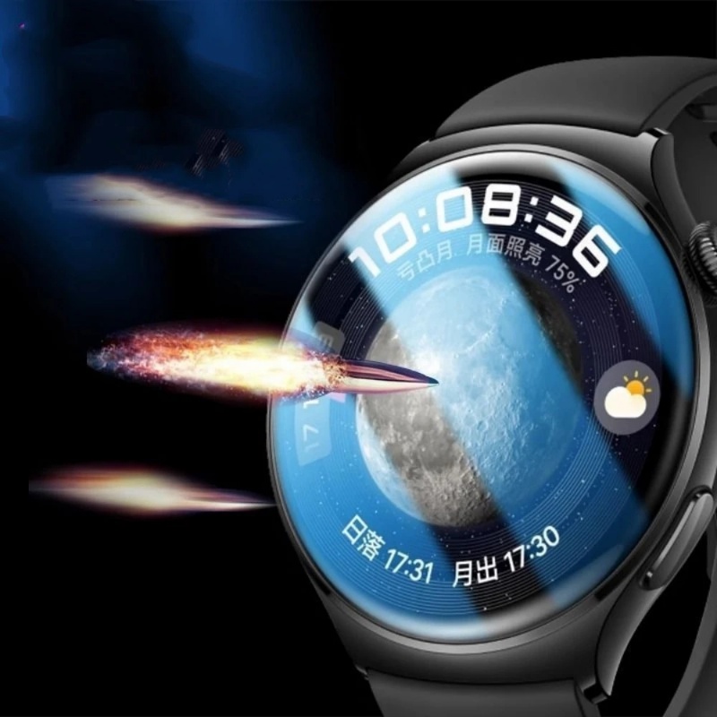 Baru Transparan Lembut TPU Bening HD Hydrogel Film Tahan Air Tahan Lama Anti-fingerprint Watch Screen Protector Untuk Huawei Watch 4/4 Pro