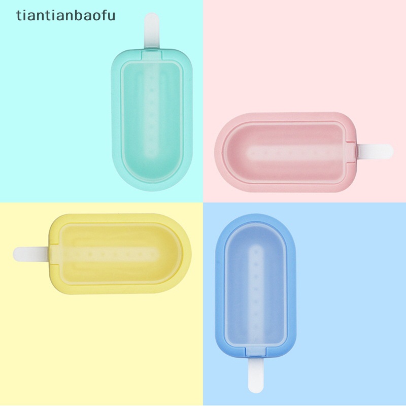 [tiantianbaofu] Reusable Ice Cream Mold DIY Popsicle Ice Maker Cetakan Es Krim Cetakan Butik