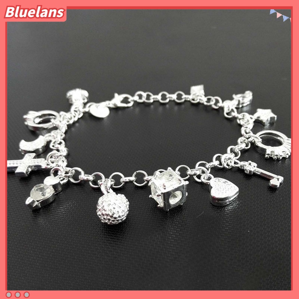 [BLS] Gelang Wanita 13temakan Pesona Bohemian Perhiasan Electroplated Tahan Lama Bracelet Untuk Pesta