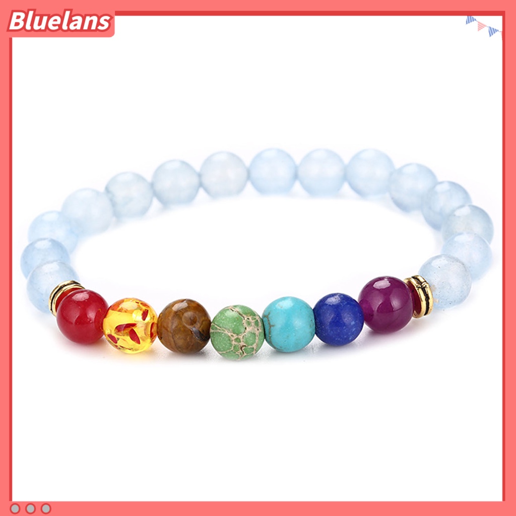 [BLS] Gelang Sholat Warna Jahitan Batu Buatan Wanita Pria Chakra Bracelet Rantai Pergelangan Tangan Penyembuhan Untuk Dipakai Sehari-Hari