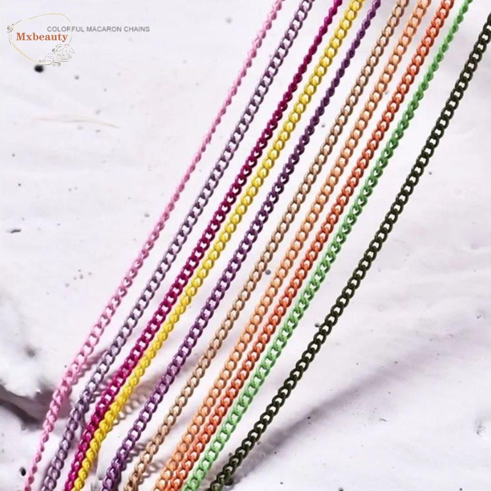 Mxbeauty Nail Art Rantai Gadis 50 cm Kuku Kecantikan Manicuring Nail Perhiasan Hiasan Kuku