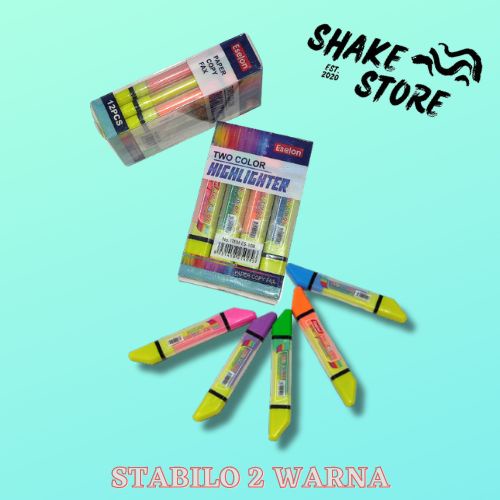 

SS STABILO 2 SISI WARNA / HIGHLIGHTER / STABILLO ESSELON ES108