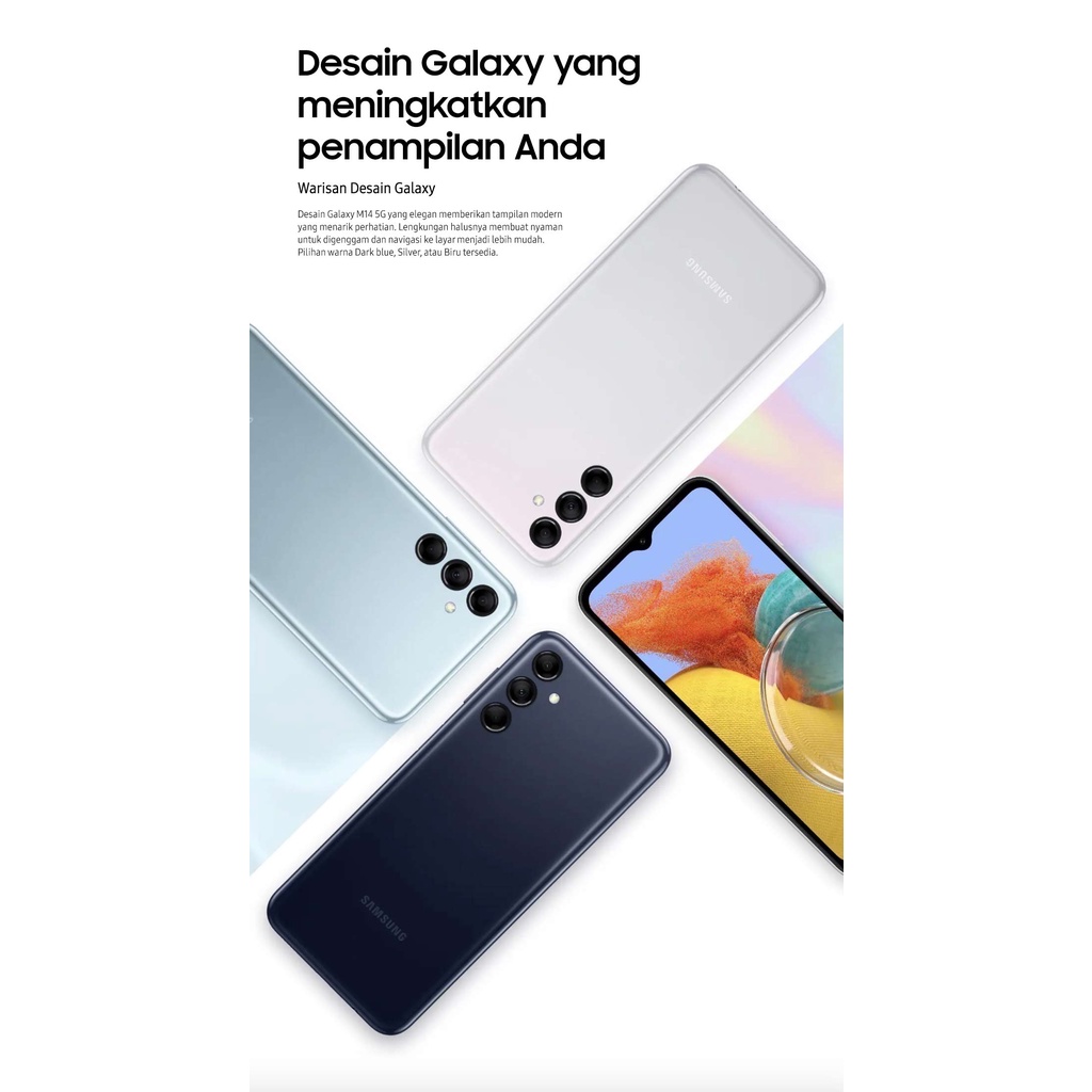 Samsung Galaxy M14 5G 4GB/64GB BARU GARANSI RESMI