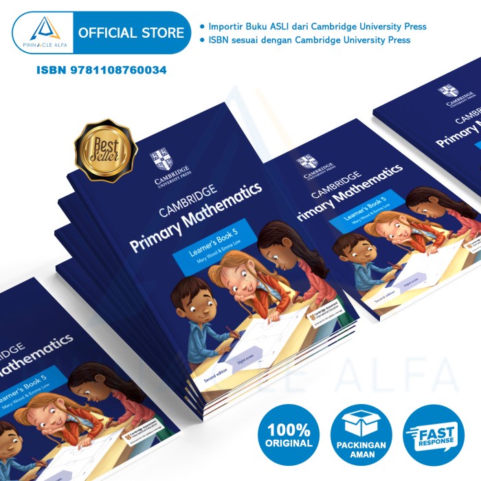 

NEW Cambridge Primary Mathematics Learner’s Book w/ Digital Access 5