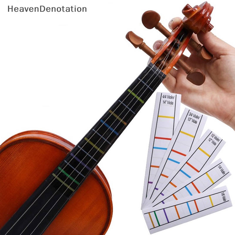 [HeavenDenotation] 4 /4-1 /8fingerboard er violin Posisi pitch Ada Posisi Jari er HDV