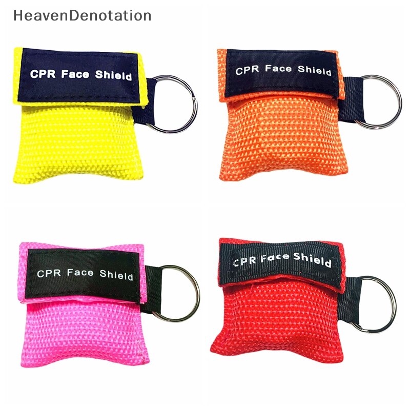 [HeavenDenotation] First Aid Face Mask Shield Masker Resusitasi CPR Sekali Pakai Masker Pernapasan Mout HDV