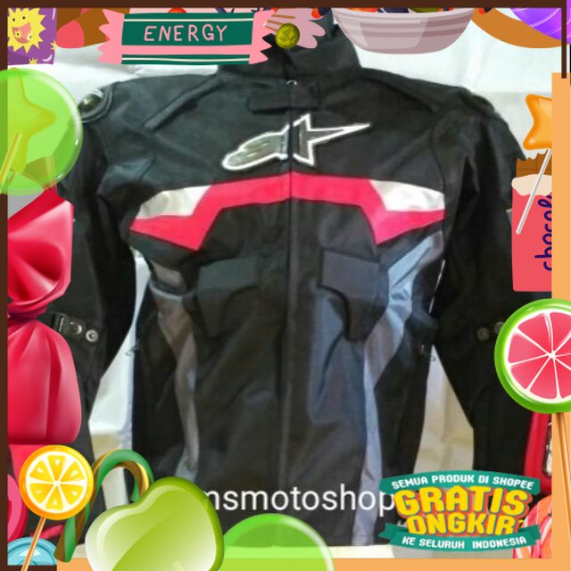 Jaket motor brutal / jaket motor touring / jaket shift / jaket touring/ aman berkendara safety ridin