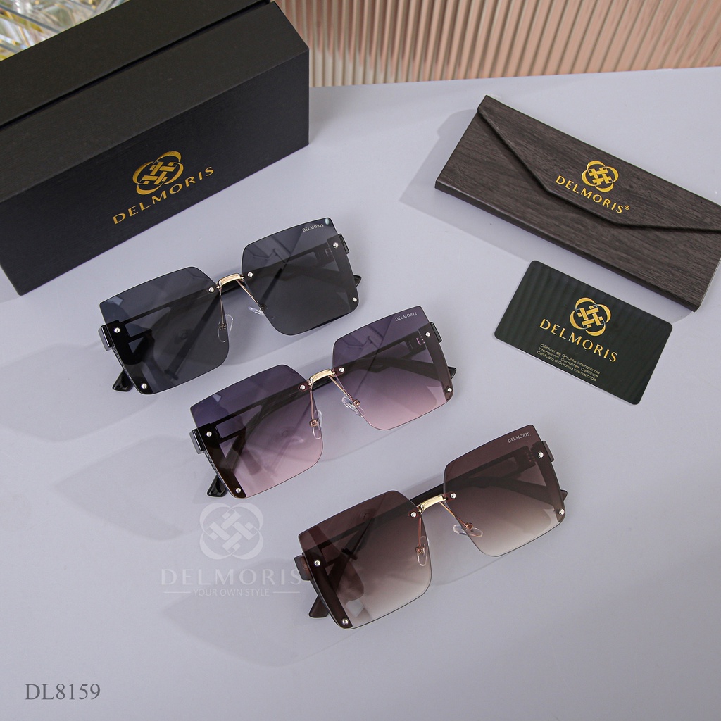 DELMORIS LEVIAN Series DL8159 Kacamata Hitam Wanita Import Sunglasses UV Lens