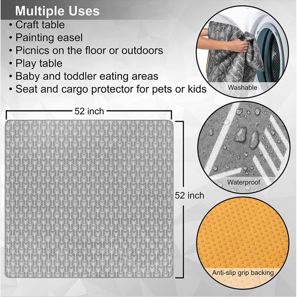 JM0093 Karpet Makan Bayi Anak  Carpet Splat Mat MPASI Playing Craft