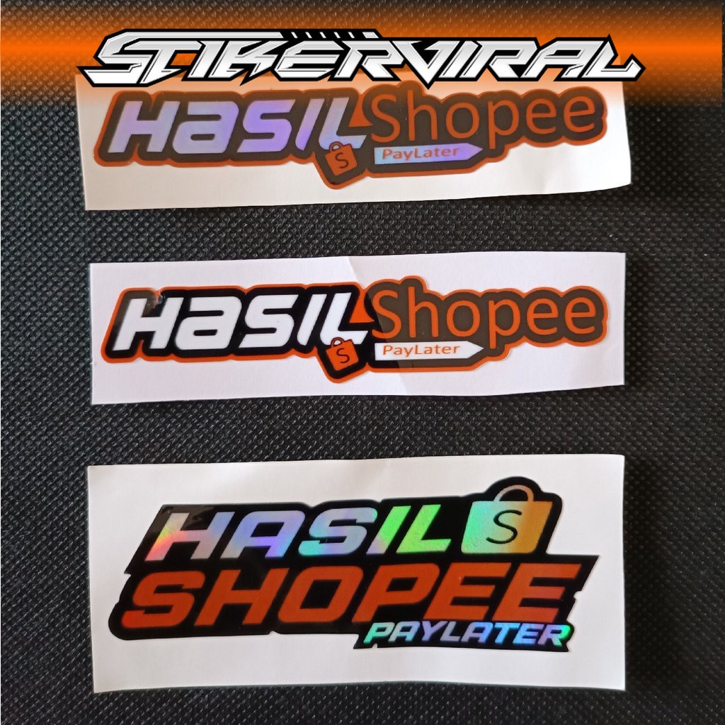stiker shopeepaylater / stiker lucu / stiker kata kata / stiker hologram / stiker print cutting / st
