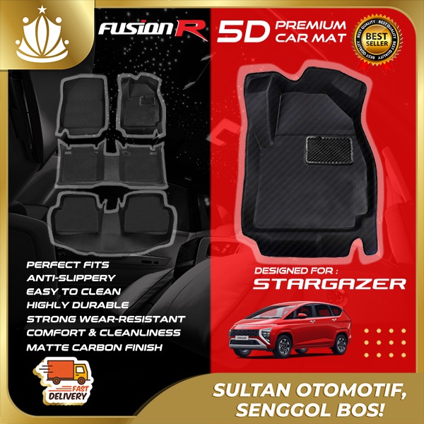 Fusion R Karpet Mobil 5D Hyundai Stargazer Premium