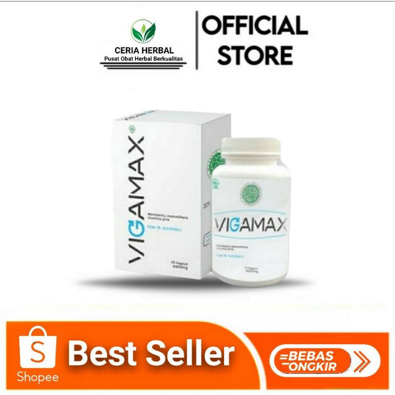 100% ORIGINAL Vigamax Asli Original -  Vigamax Suplemen Asli Menambah Stamina Pria